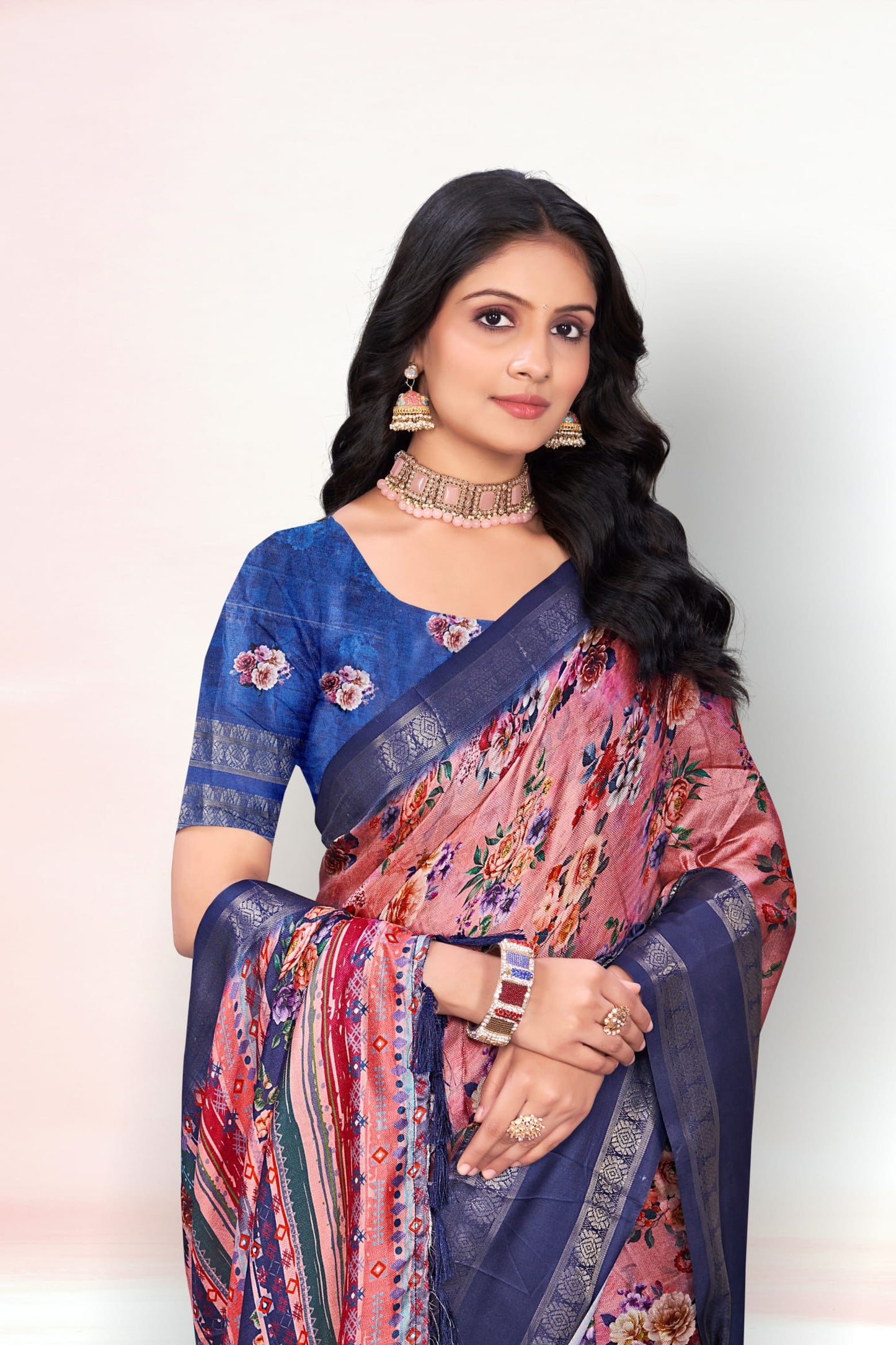 Orchid Beauty with Elegant Polyester Fabric – Redefine Grace! *