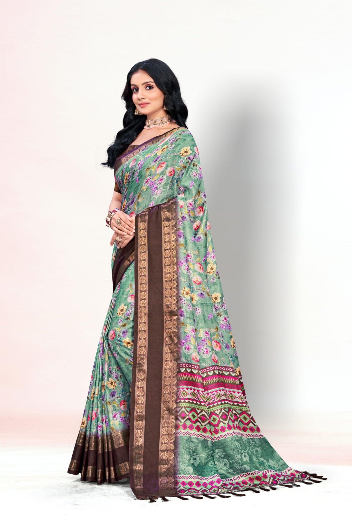 Orchid Beauty with Elegant Polyester Fabric – Redefine Grace! *