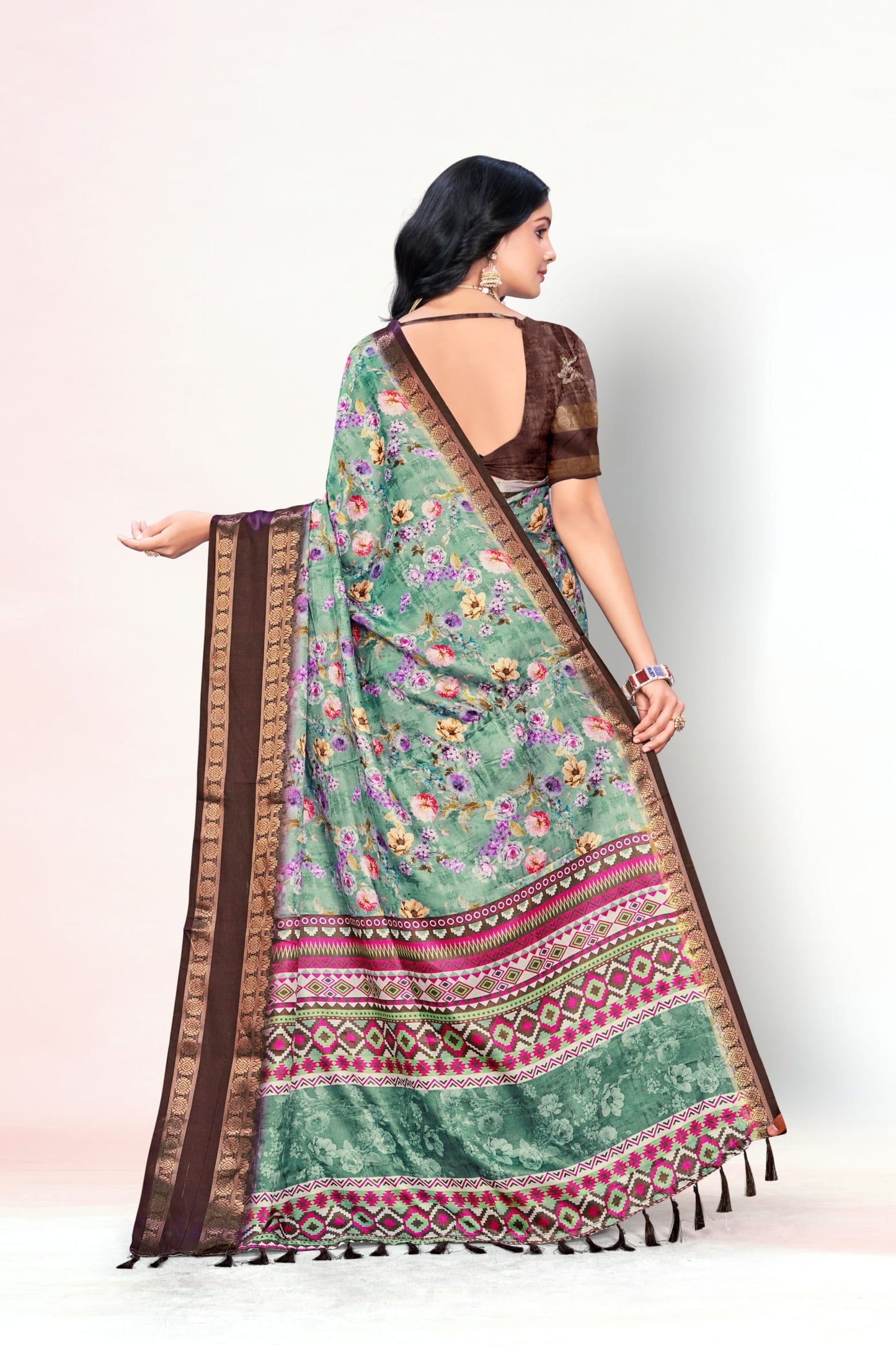 Orchid Beauty with Elegant Polyester Fabric – Redefine Grace! *