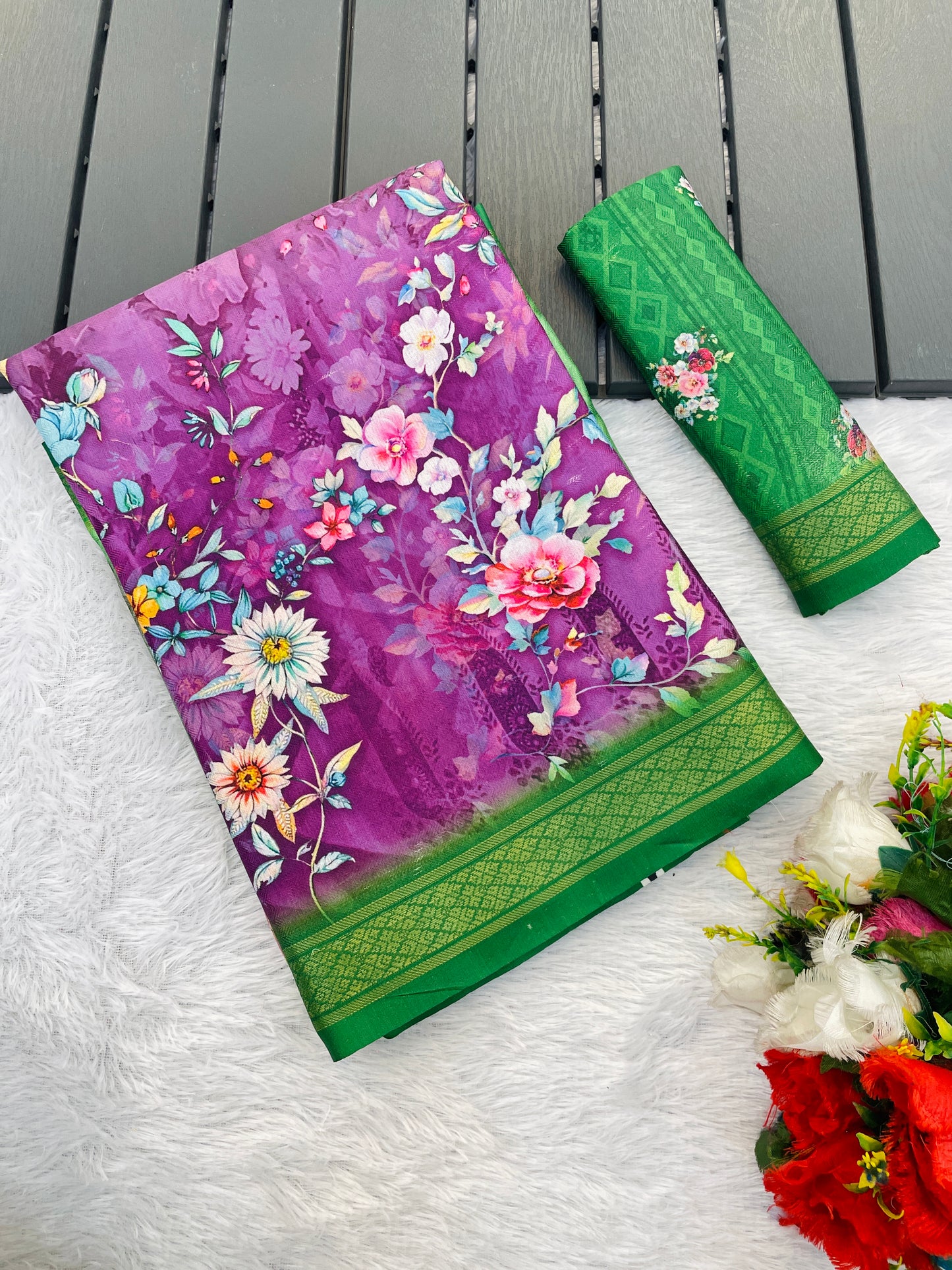 Sunflower Glow in Lightweight Polyester Fabric – Perfect for Every Occasion! *