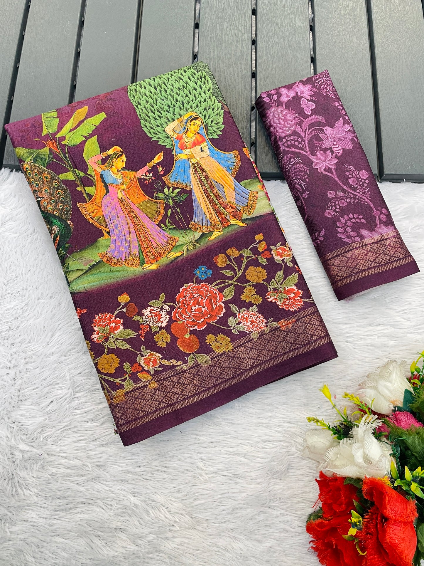Sunflower Glow in Lightweight Polyester Fabric – Perfect for Every Occasion! *