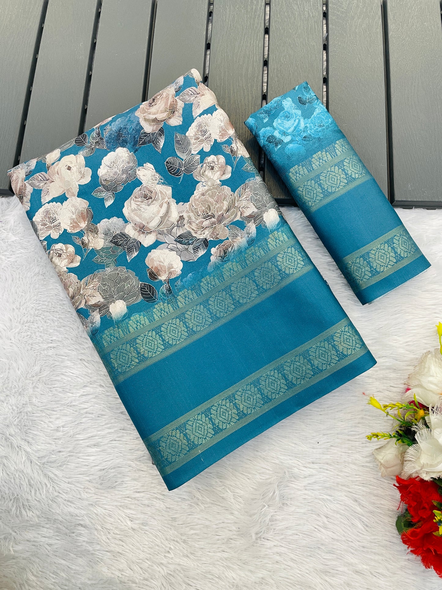 Orchid Beauty with Elegant Polyester Fabric – Redefine Grace! *