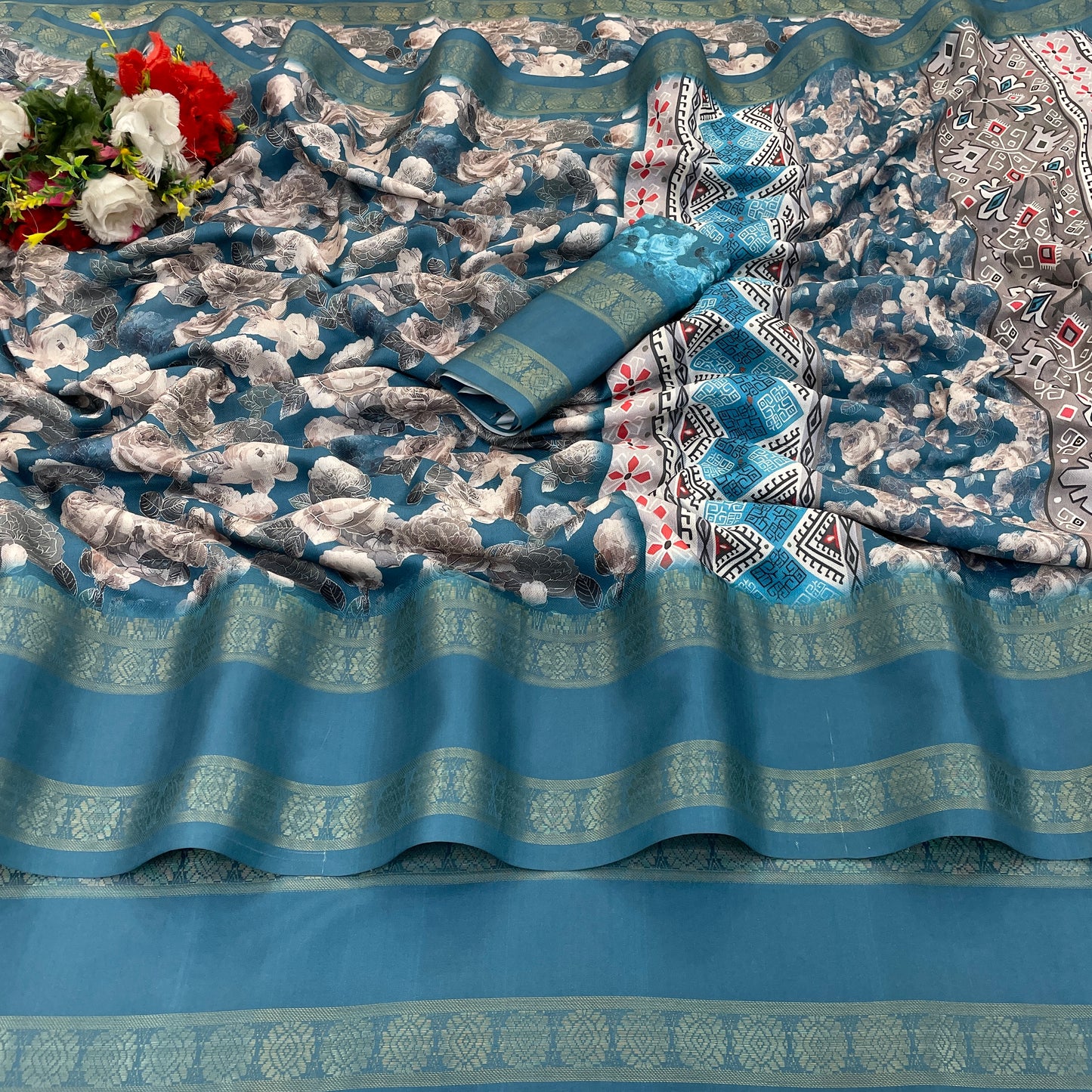 Orchid Beauty with Elegant Polyester Fabric – Redefine Grace! *