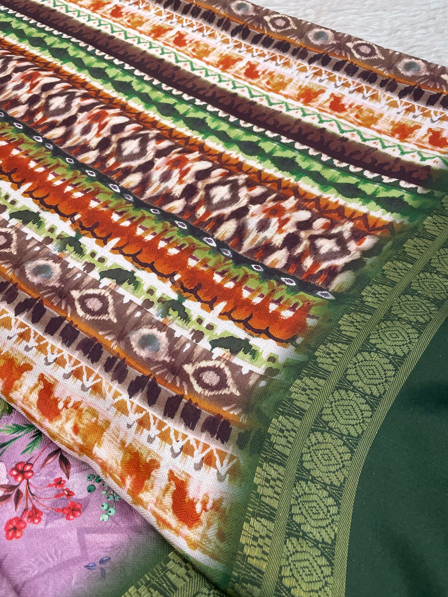 Orchid Beauty with Elegant Polyester Fabric – Redefine Grace! *