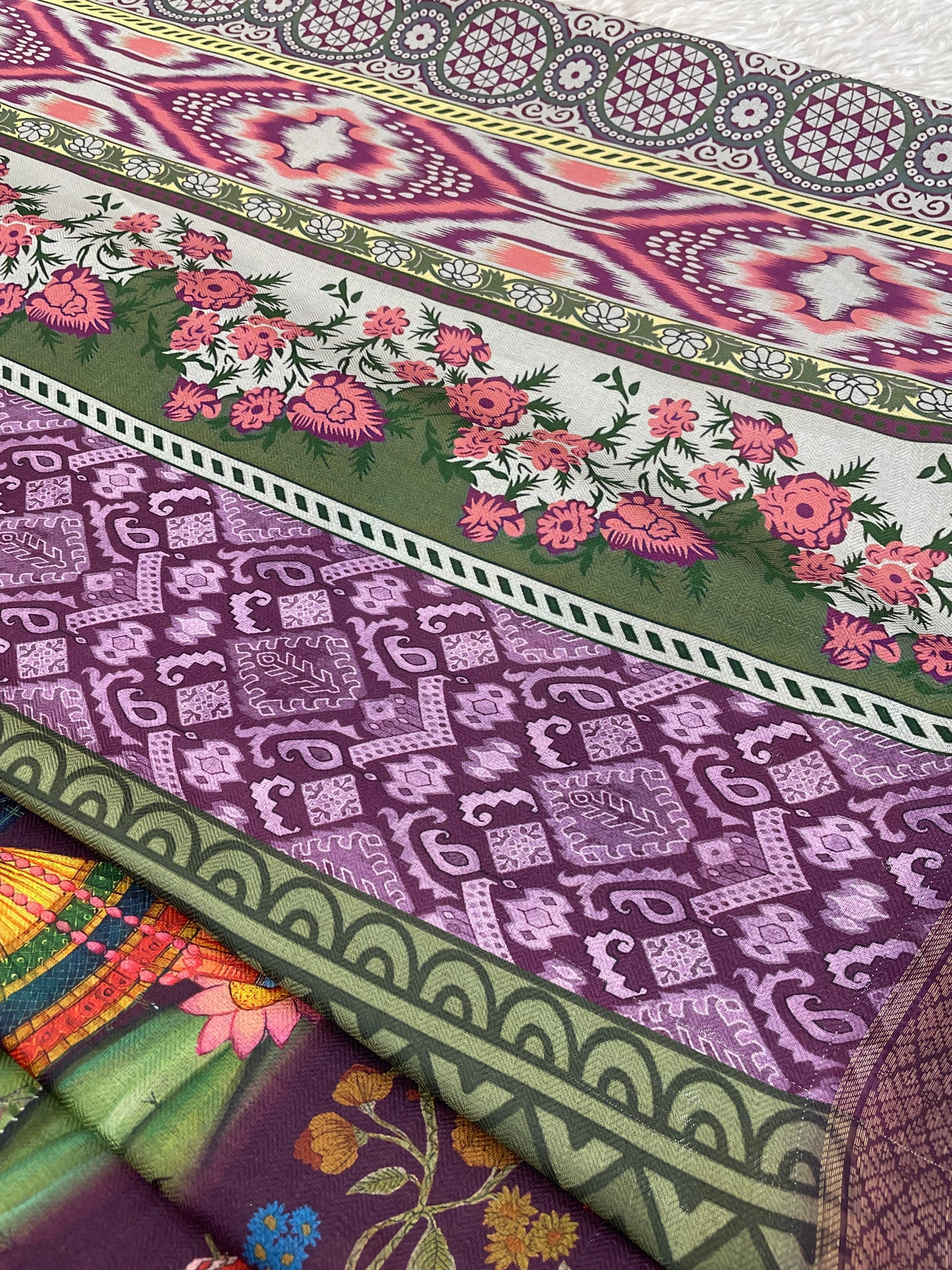 Sunflower Glow in Lightweight Polyester Fabric – Perfect for Every Occasion! *