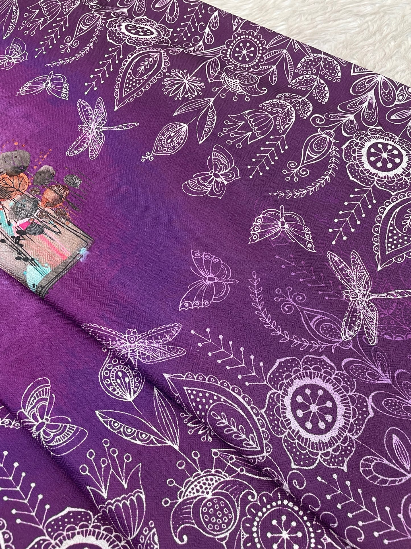 Sunflower Glow in Lightweight Polyester Fabric – Perfect for Every Occasion! *