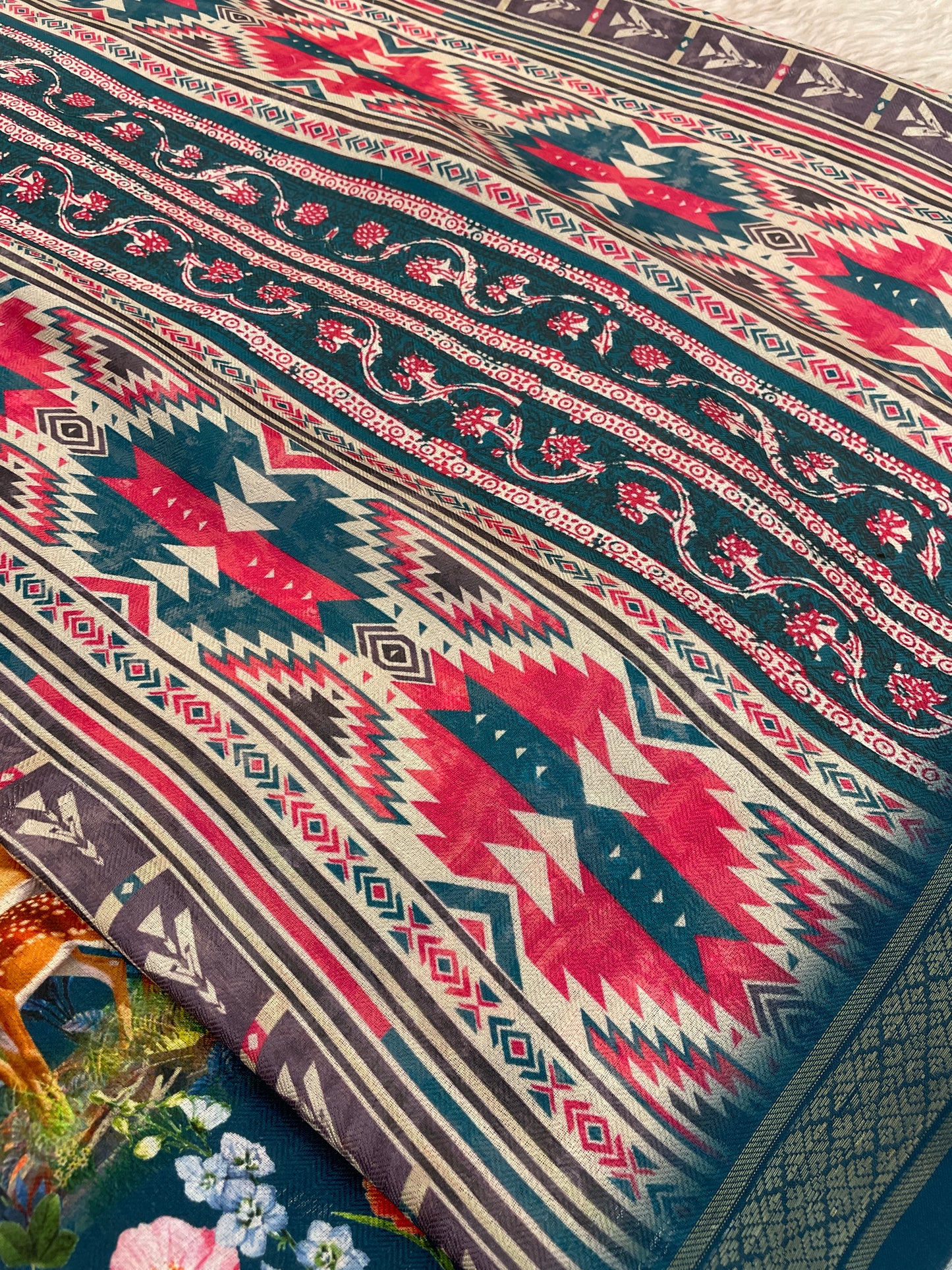 Sunflower Glow in Lightweight Polyester Fabric – Perfect for Every Occasion! *