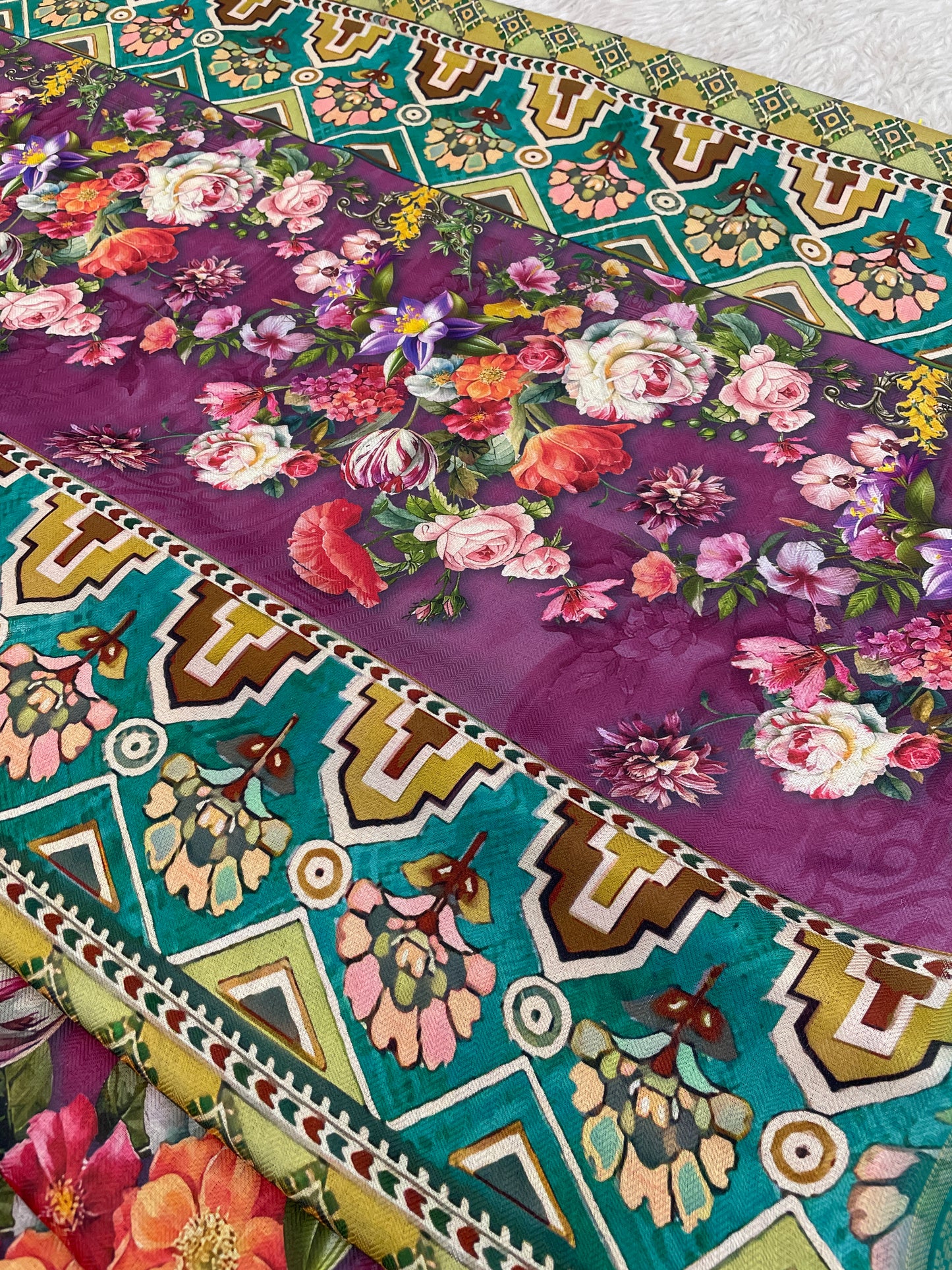 Sunflower Glow in Lightweight Polyester Fabric – Perfect for Every Occasion! *