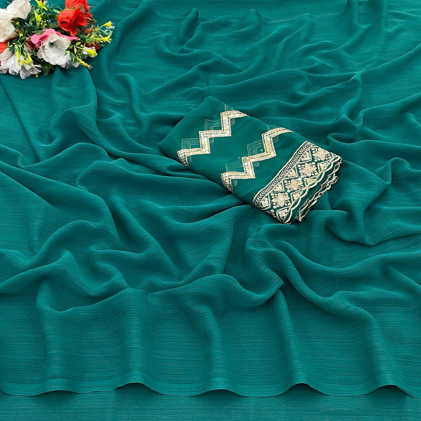 Lavish Saree in Zomato Dark Sequence Fabric – Luxury in Every Thread!(Zomato Dark Sequence Digital.)