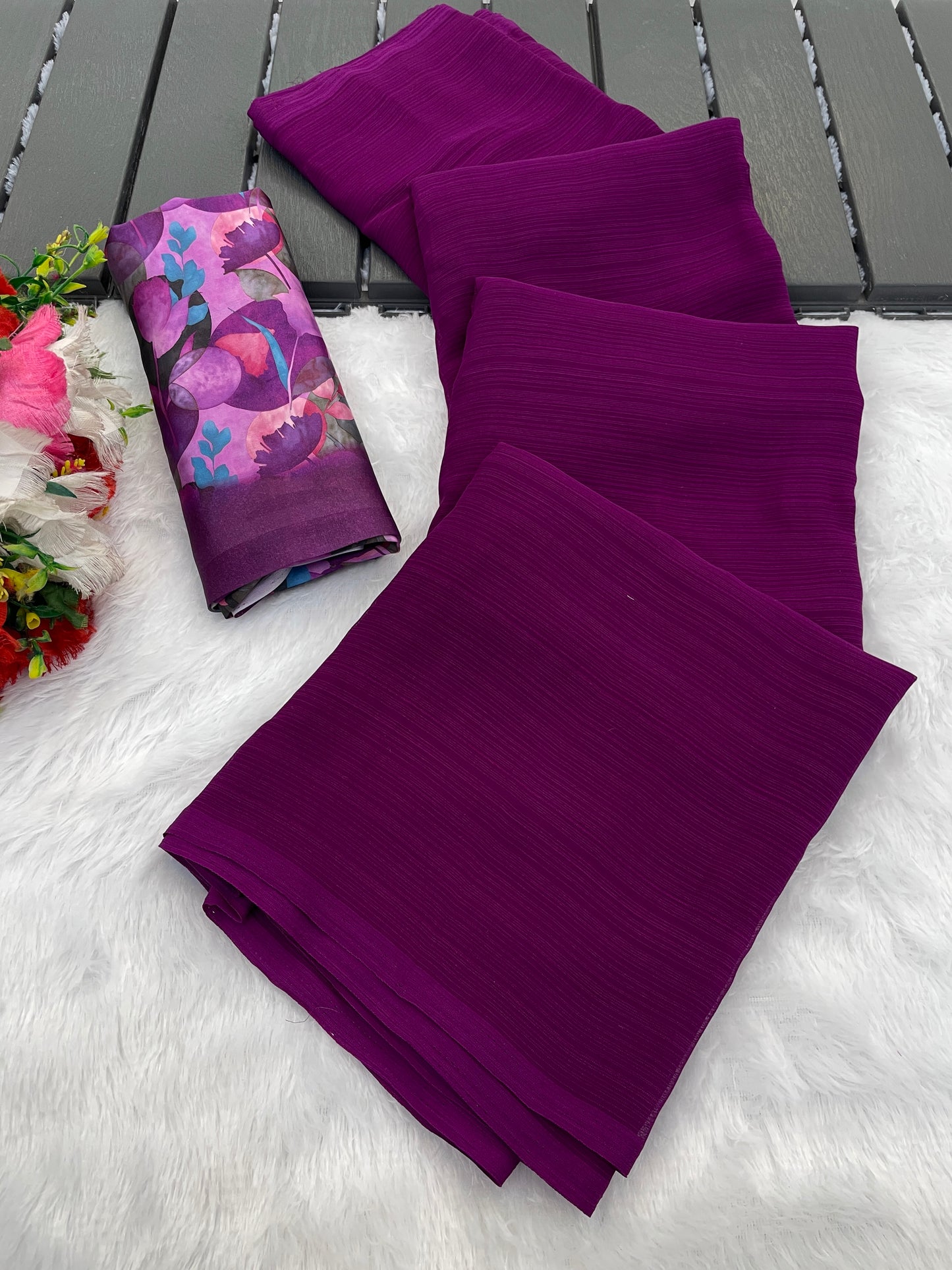 Tarini 2 Chiffon Saree – Timeless Elegance with a Modern Twist