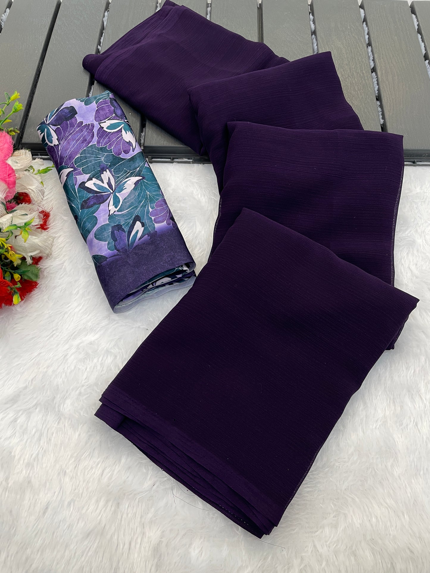 Tarini 2 Chiffon Saree – Timeless Elegance with a Modern Twist