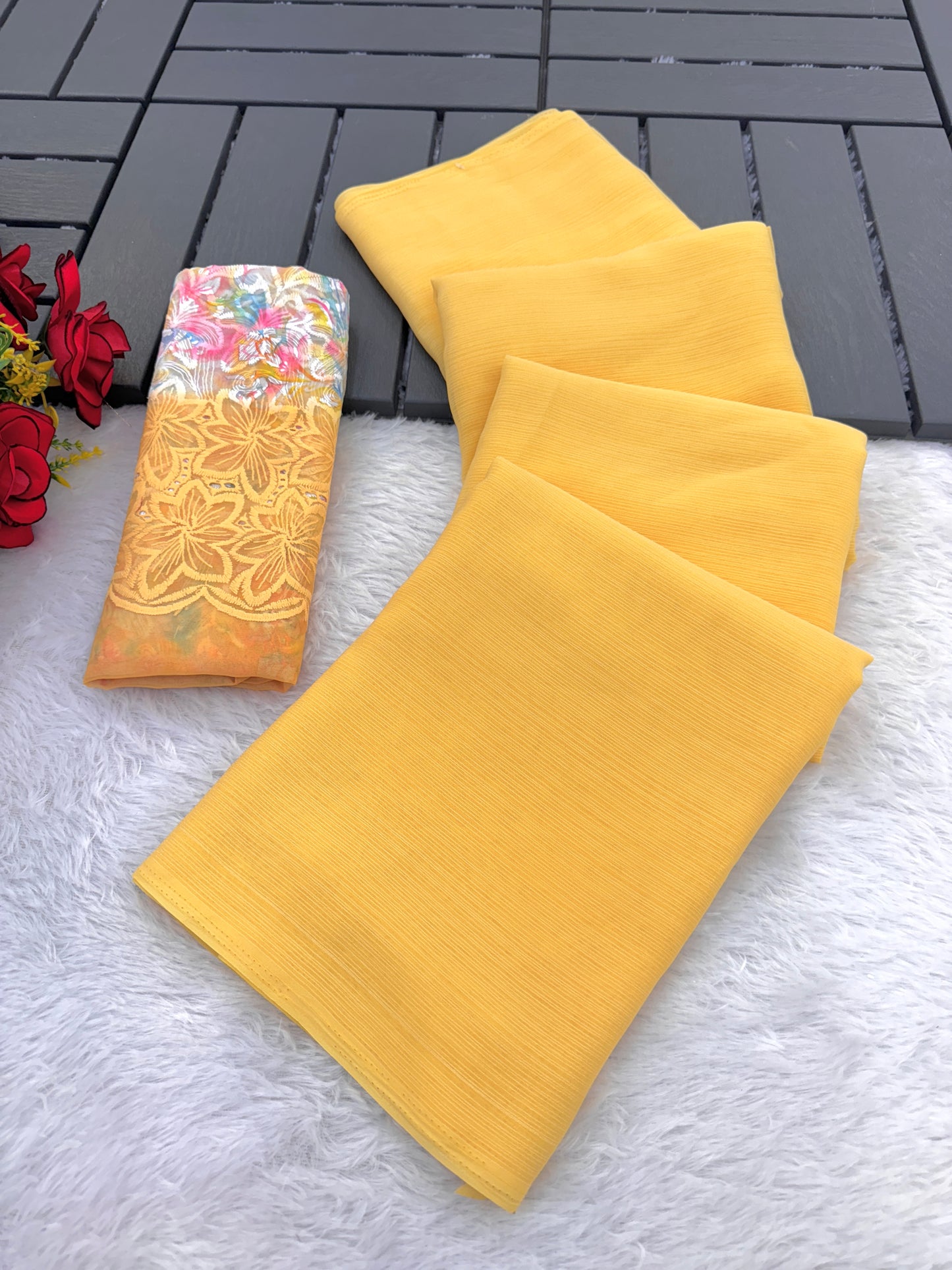 Rolex Light 2 Chiffon Saree – Light as Air, Graceful as Ever