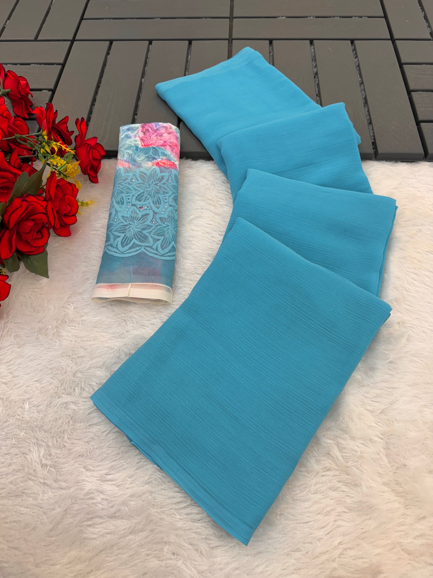 Rolex Light 2 Chiffon Saree – Light as Air, Graceful as Ever