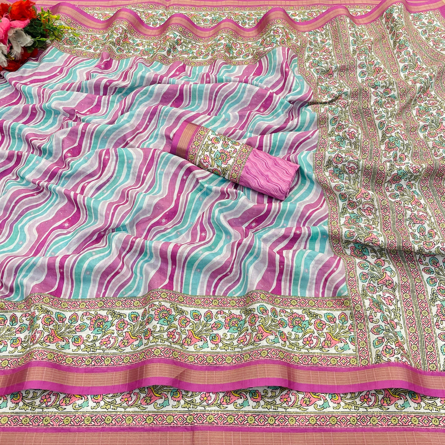 Laheriya Handloom – A Timeless Drape of Rajasthani Rhythm