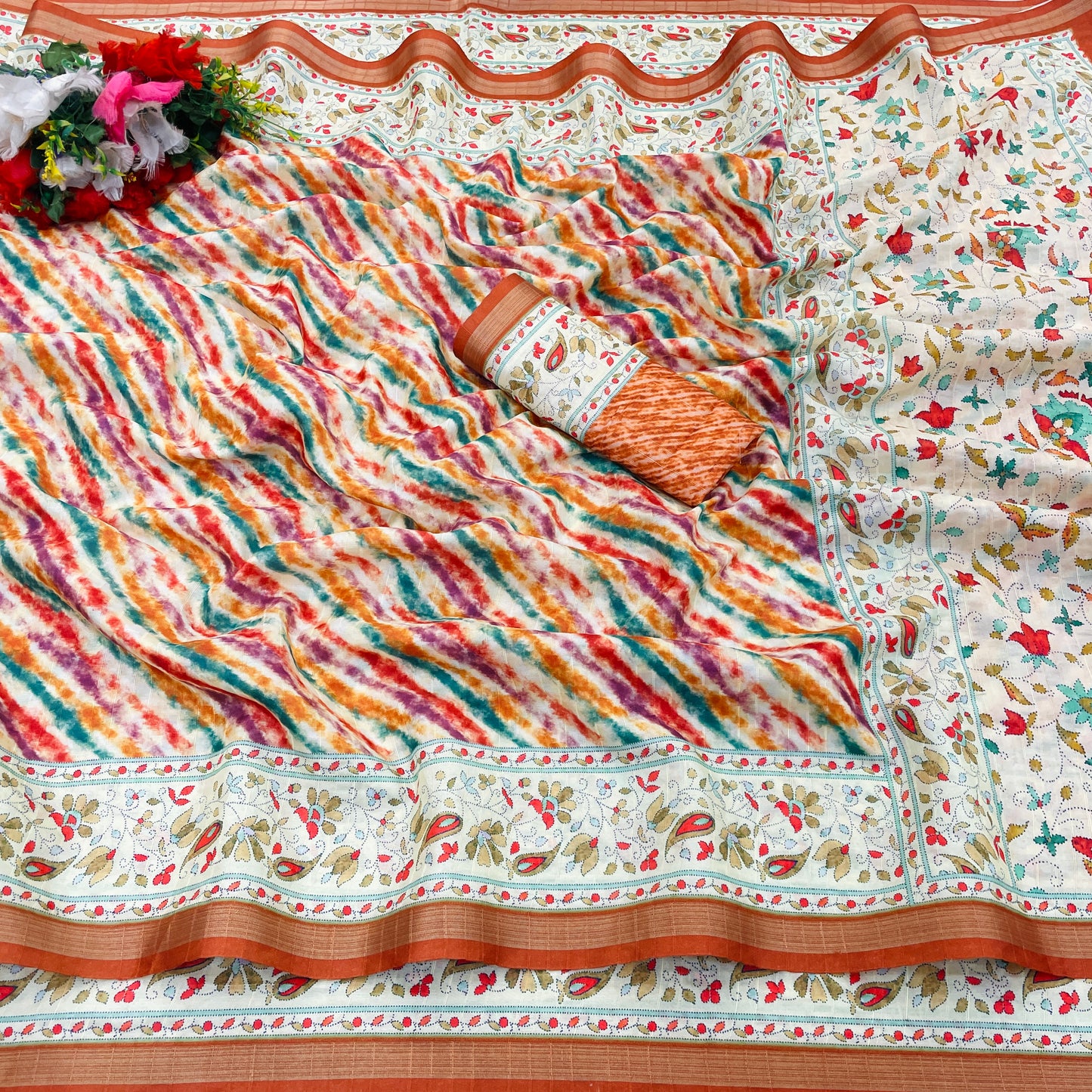 Laheriya Handloom – A Timeless Drape of Rajasthani Rhythm