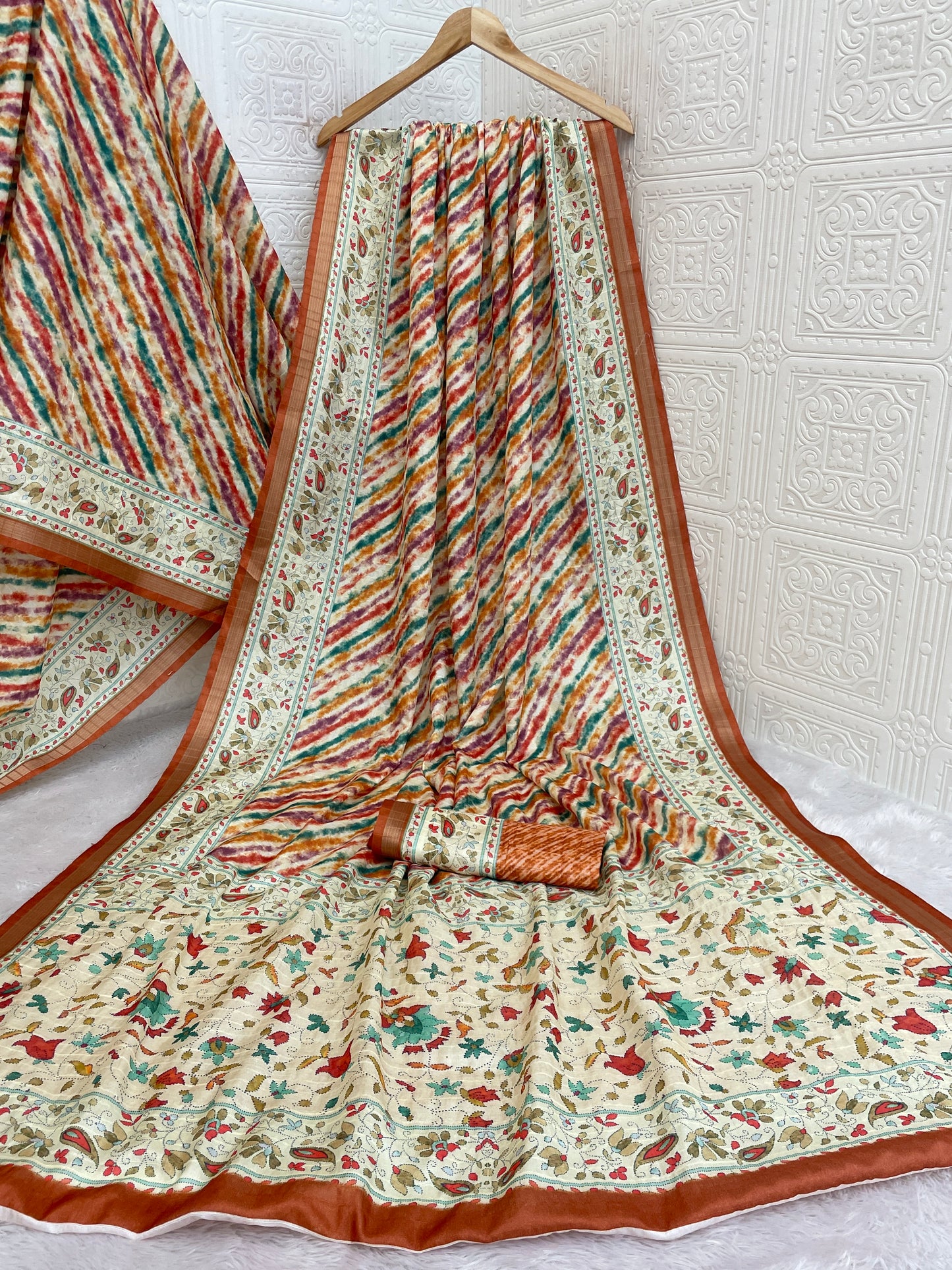 Laheriya Handloom – A Timeless Drape of Rajasthani Rhythm