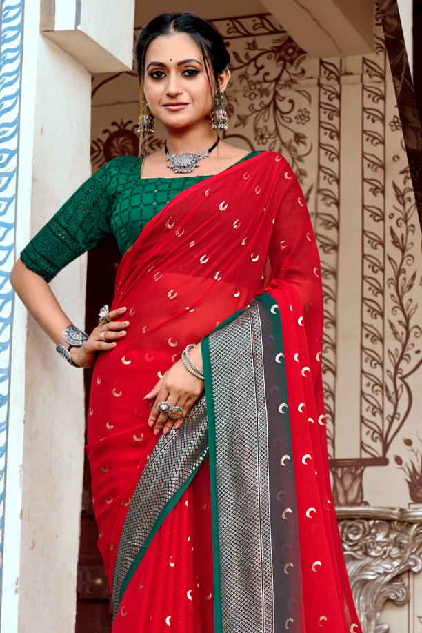 Chandra Kon Red+Bottle Green