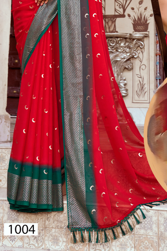 Chandra Kon Red+Bottle Green