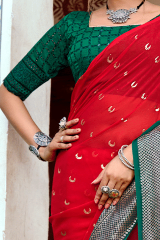 Chandra Kon Red+Bottle Green