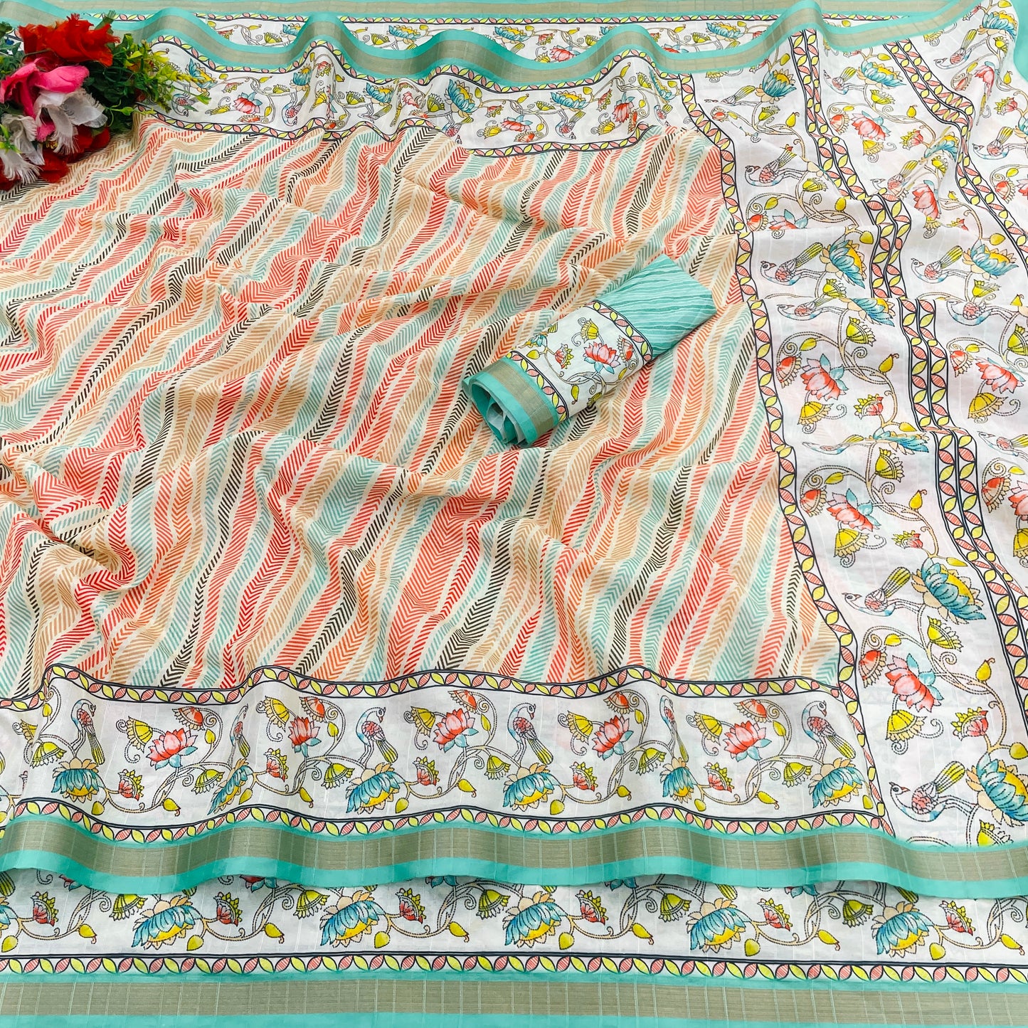 Laheriya Handloom – A Timeless Drape of Rajasthani Rhythm