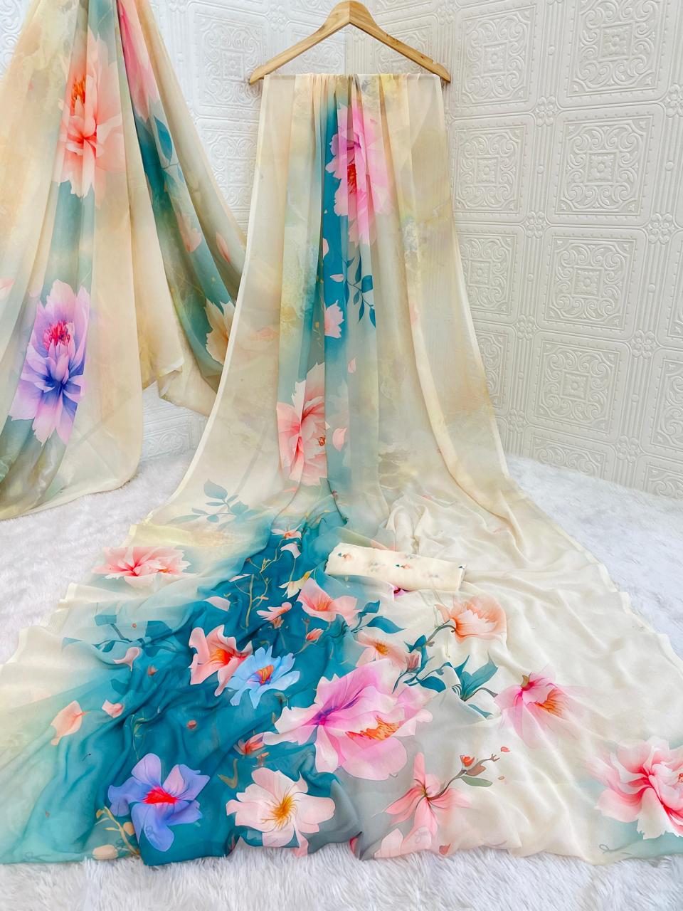 Belleza Weightless Saree – Light, Stylish, and Graceful