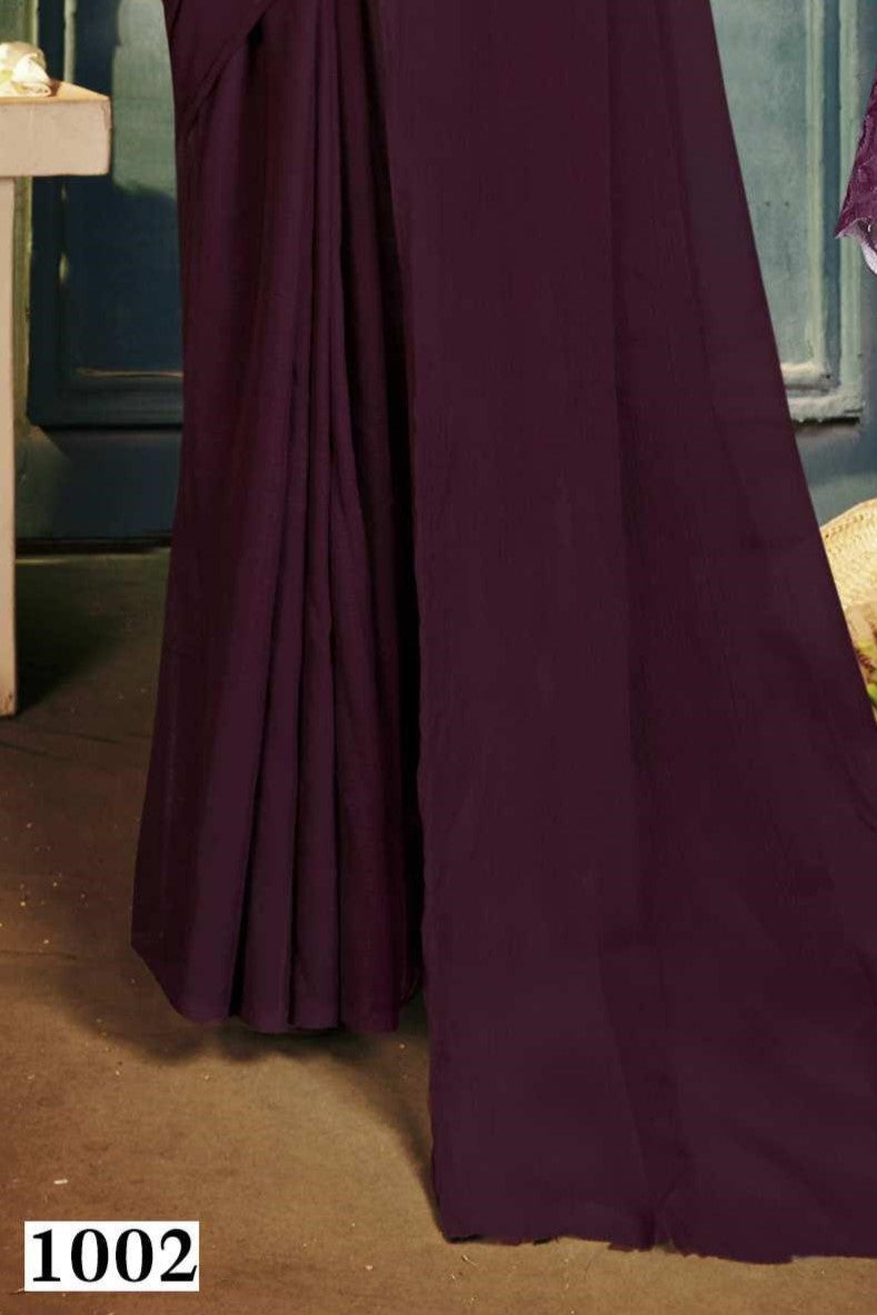 Rolex Dark Beauty with Luxe Chiffon Fabric – A Class Apart!
