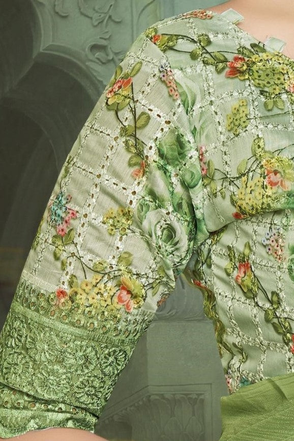 Rolex Light Saree in Elegant Chiffon Fabric – Radiate Grace!.