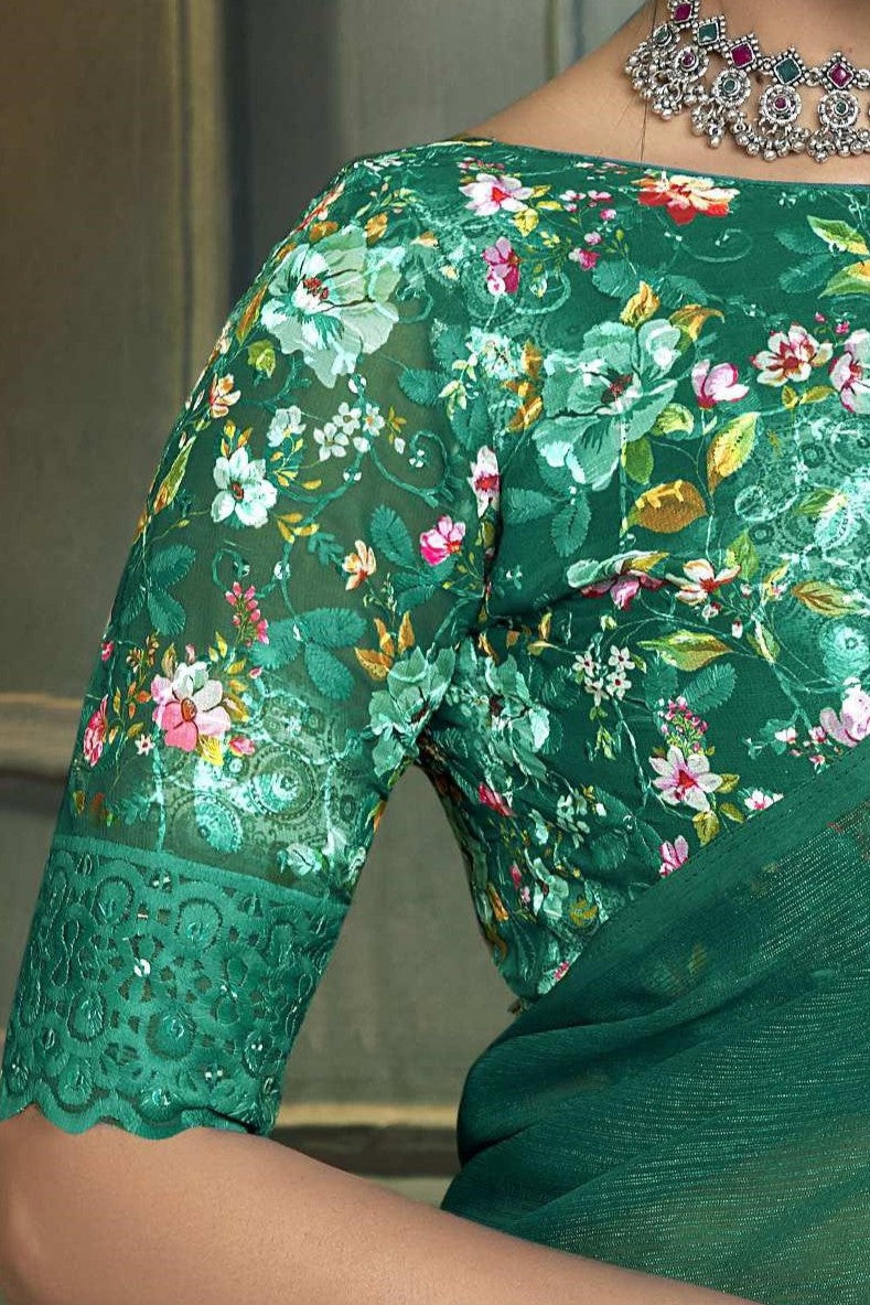 Rolex Dark Beauty with Luxe Chiffon Fabric – A Class Apart!
