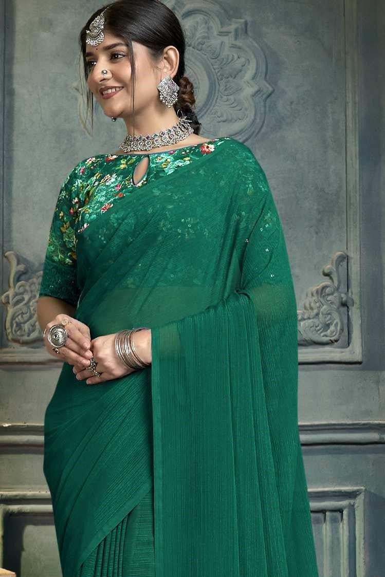 Rolex Dark Beauty with Luxe Chiffon Fabric – A Class Apart!