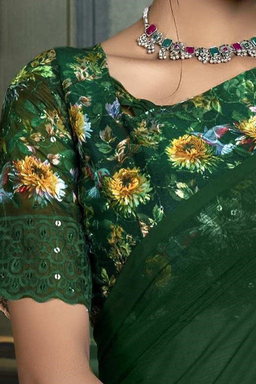 Rolex Dark Beauty with Luxe Chiffon Fabric – A Class Apart!