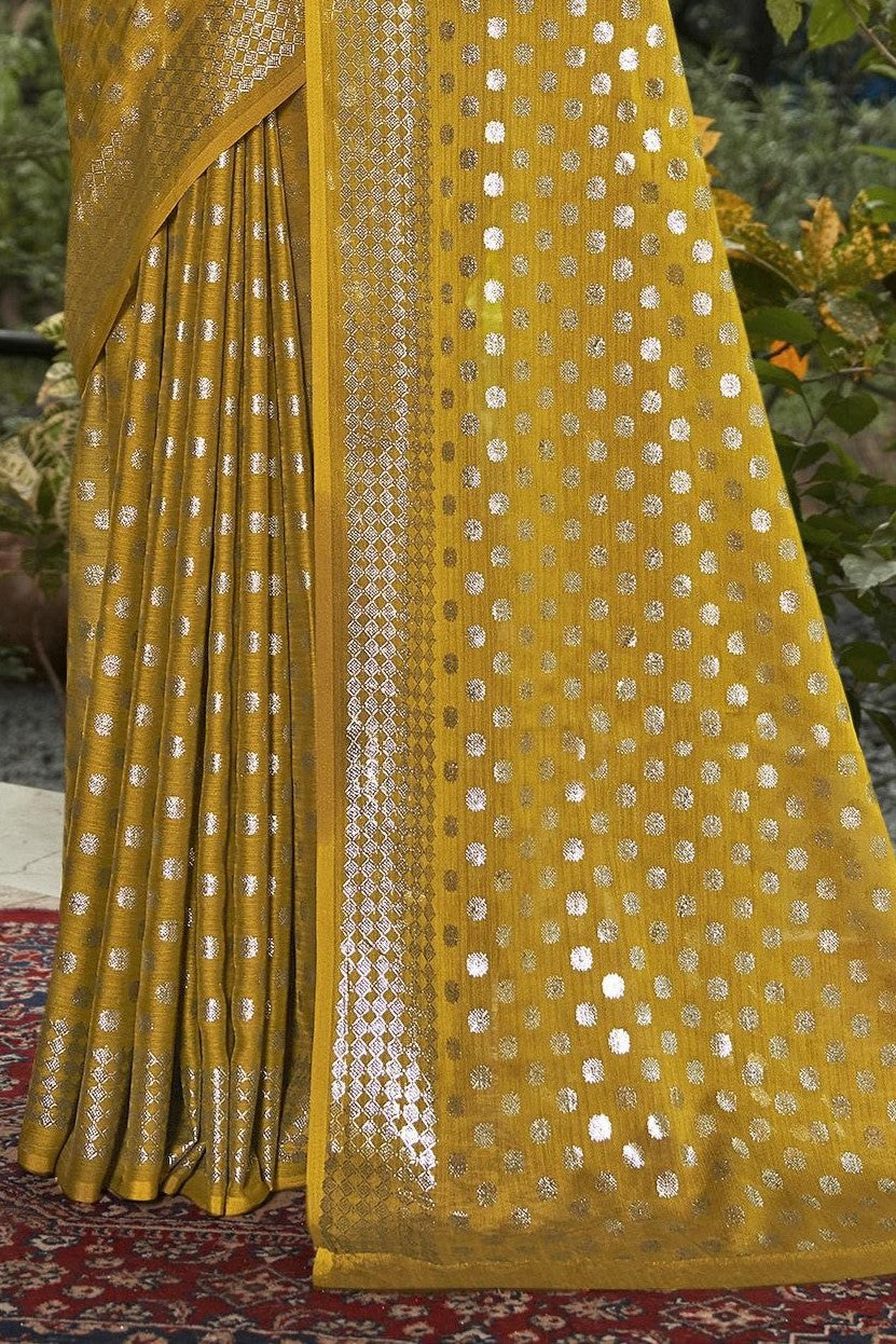 Lado Silver Digital Moss Saree with Digital Printed Blouse and Best Selling Saree Design.