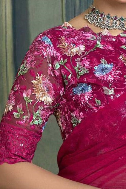 Rolex Dark Beauty with Luxe Chiffon Fabric – A Class Apart!