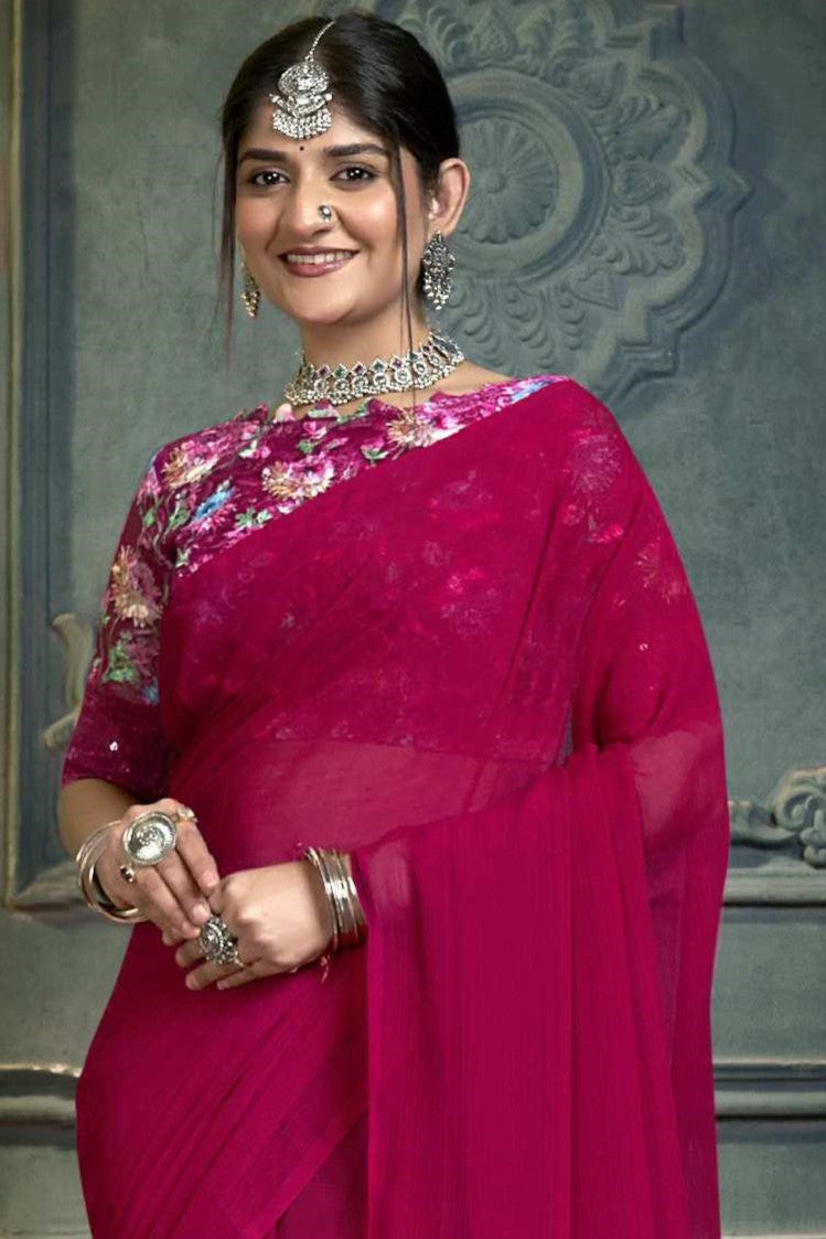 Rolex Dark Beauty with Luxe Chiffon Fabric – A Class Apart!