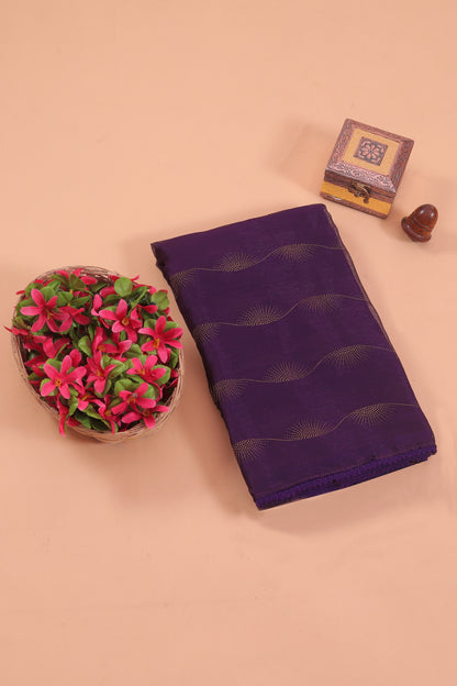 Omega Chiffon Saree with Tone to Tone Matching.**
