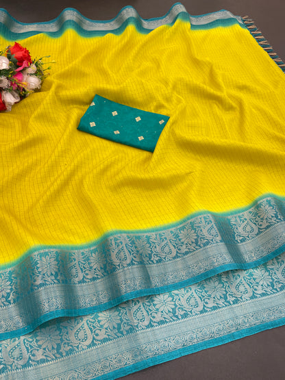 Range Rover Saree in Dola Jari: Your Style Statement