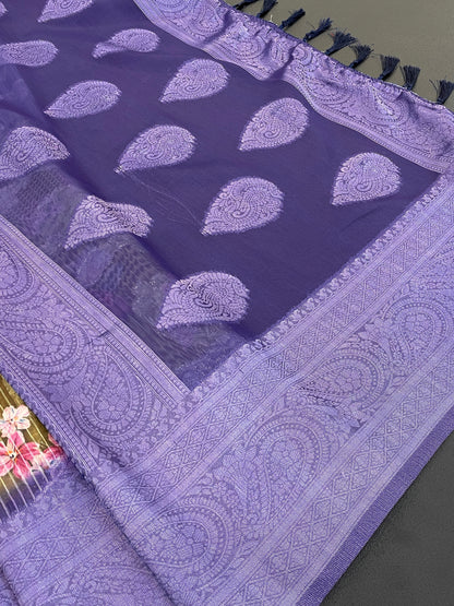 Sparkle Orabelle Polyester Saree – Effortless Elegance with a Lustrous Touch