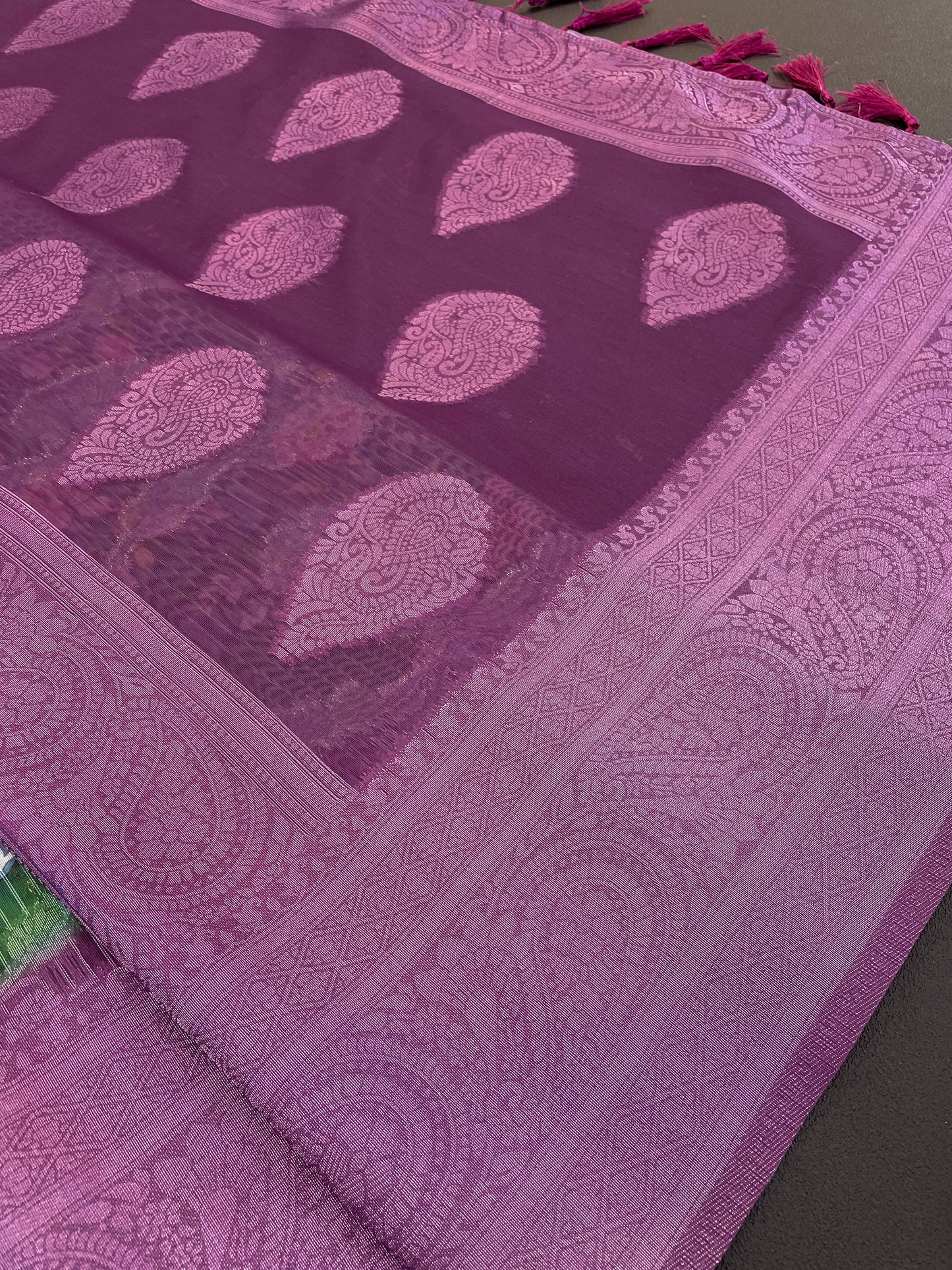 Sparkle Orabelle Polyester Saree – Effortless Elegance with a Lustrous Touch
