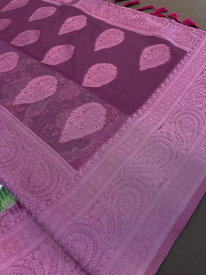 Sparkle Orabelle Polyester Saree – Effortless Elegance with a Lustrous Touch
