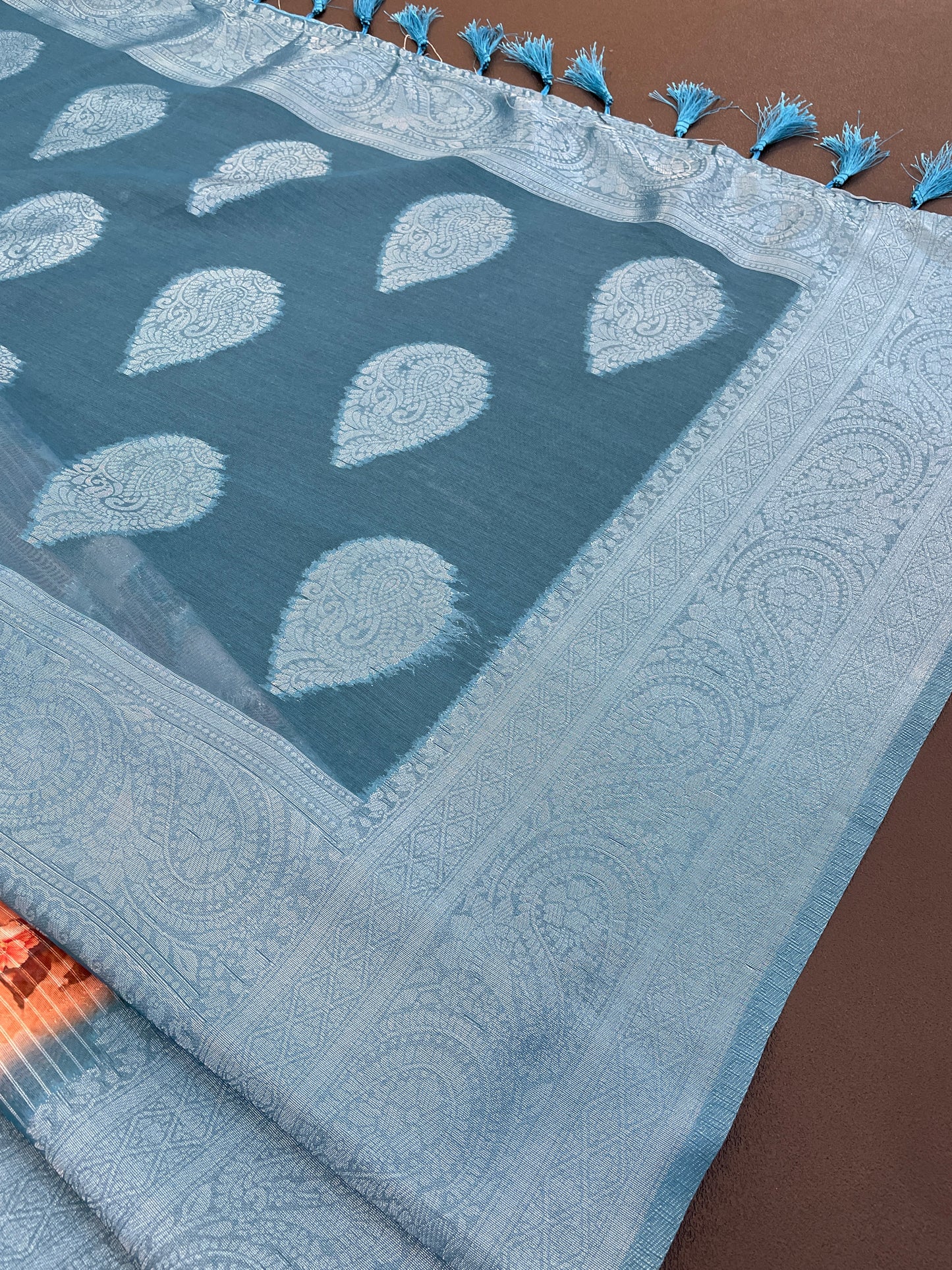 Sparkle Orabelle Polyester Saree – Effortless Elegance with a Lustrous Touch