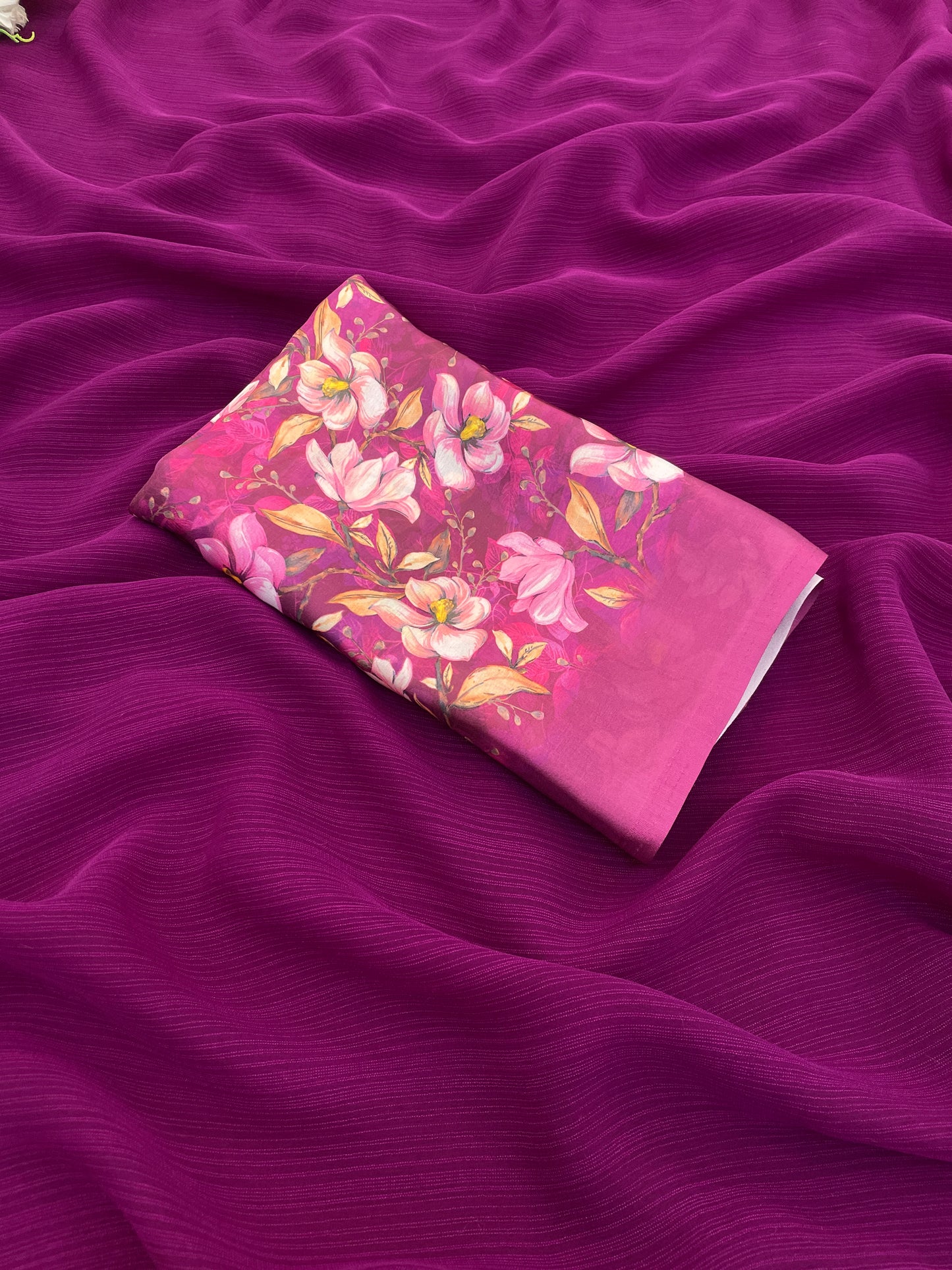 Tarini Chiffon Saree – A Symphony of Grace and Elegance