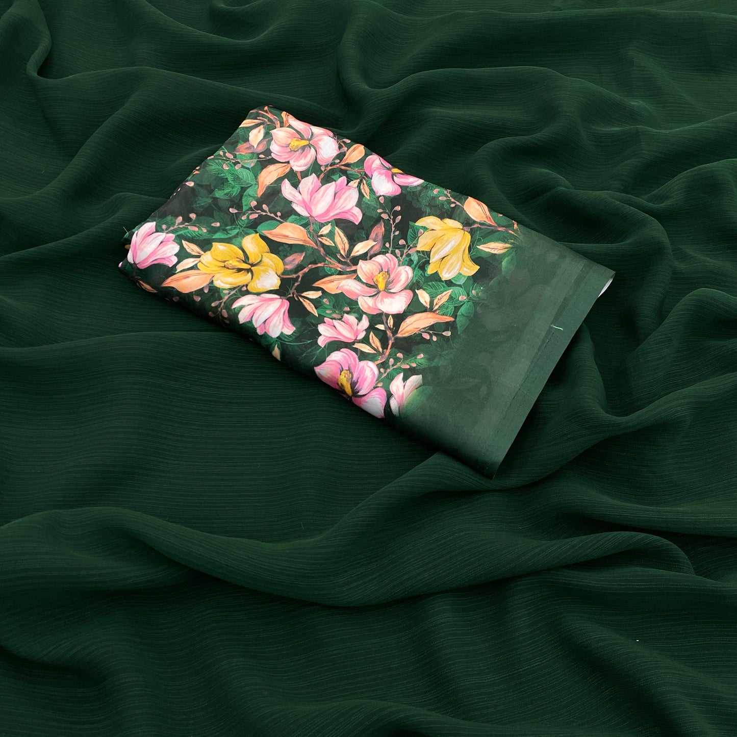 Tarini Chiffon Saree – A Symphony of Grace and Elegance