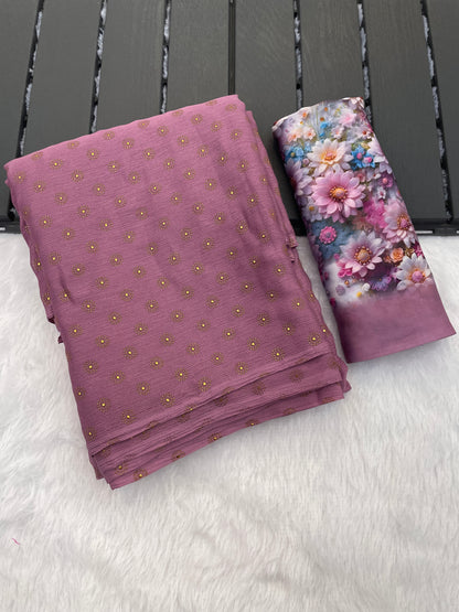 Tarini 2 Chiffon Saree – Timeless Elegance with a Modern Twist