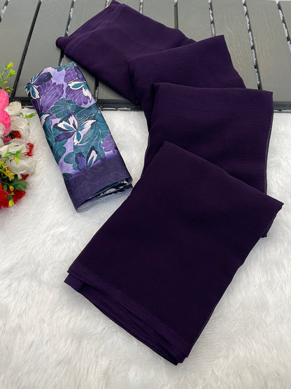 Tarini 2 Chiffon Saree – Timeless Elegance with a Modern Twist