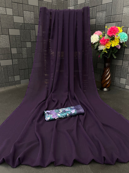 Tarini 2 Chiffon Saree – Timeless Elegance with a Modern Twist