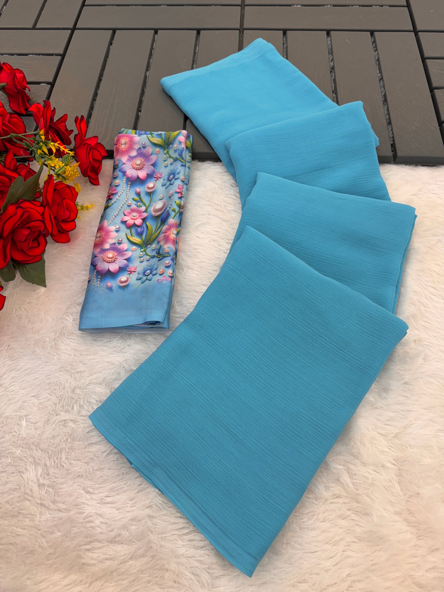 Tarini 3 Chiffon Saree – Flowing Elegance, Redefined