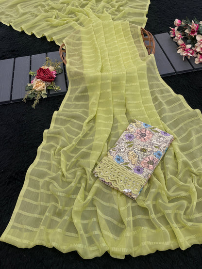 "Ghibli Chiffon – A Light Touch of Timeless Style"