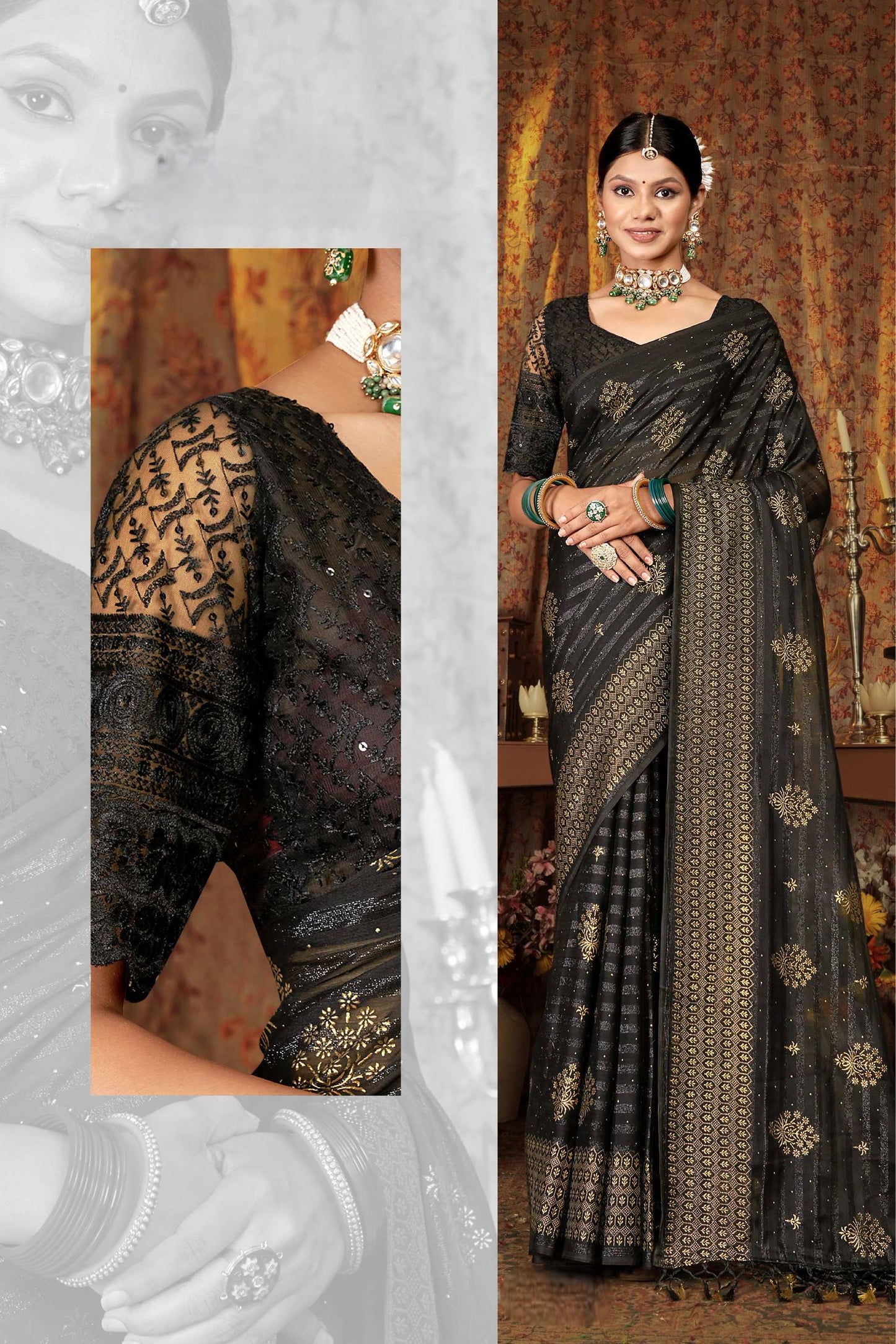 Brahmastra Multicolour Rimjhim Patti with Tone to Tone Matching (8 Colours Available).