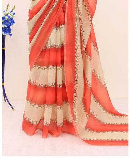 Soft Cotton Chanderi Saree with Fancy Blouse (8 Colours Available).