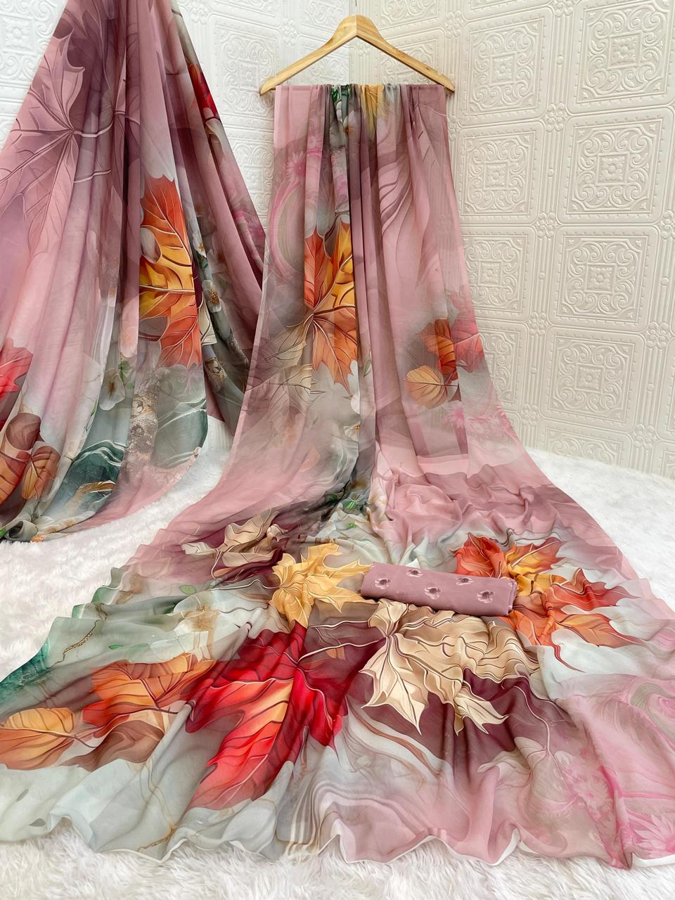 Belleza Weightless Saree – Light, Stylish, and Graceful