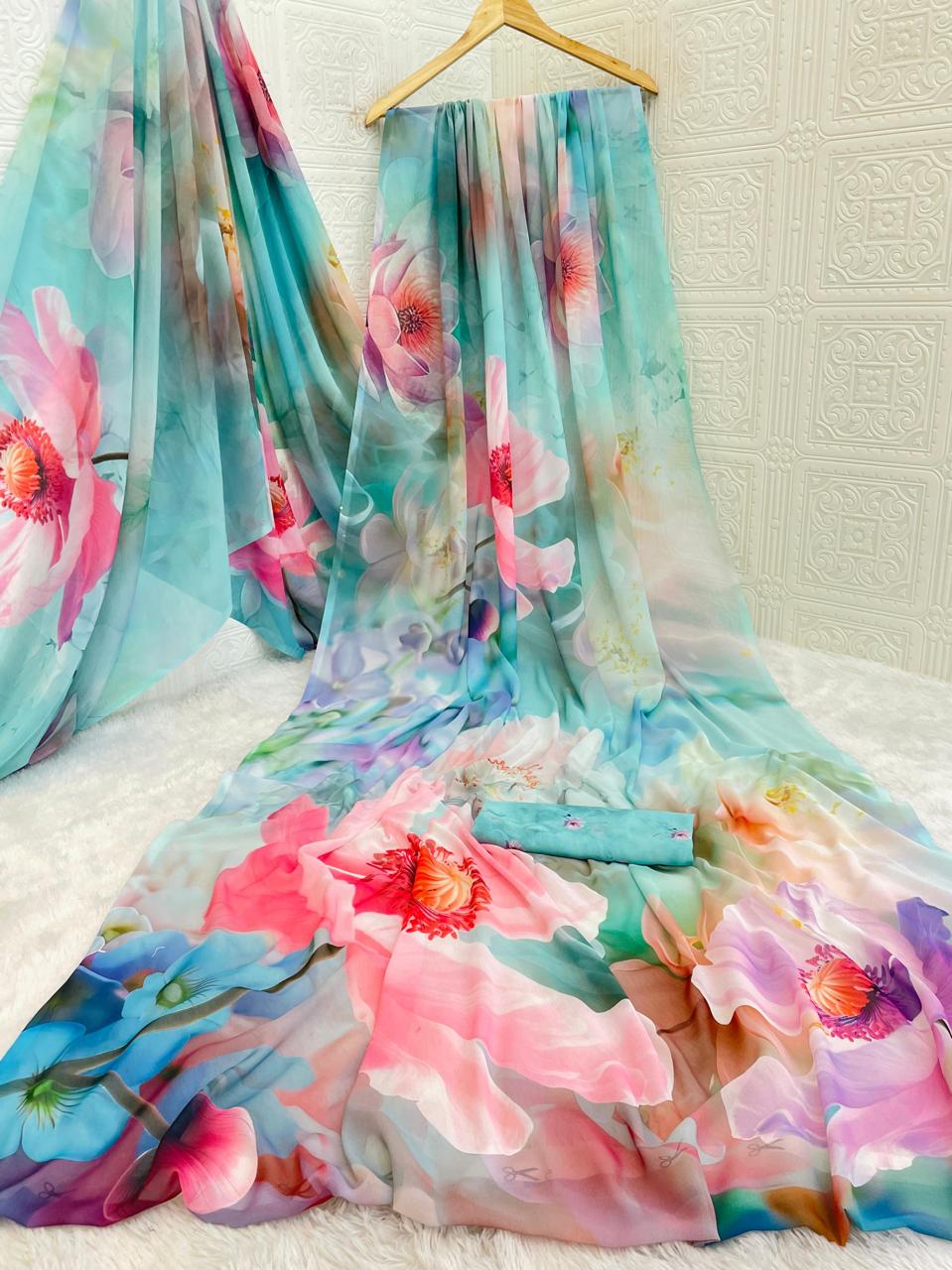Belleza Weightless Saree – Light, Stylish, and Graceful